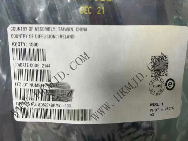 AD5274BRMZ-100
